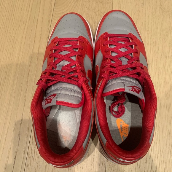 Nike dunk low UNLV sz 13 DD1391-002 red grey white - Picture 5 of 9